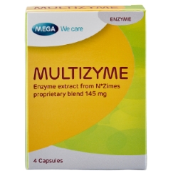 Mega We Care Multizyme เมก้า วีแคร์ มัลติไซม์ 4cap